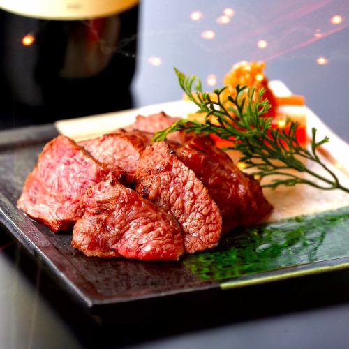 【接待にお勧めコース】７～８月【喜】(料理のみ)厳選食材を愉しめる…黒毛和牛もも焼きなど全9品8,000円