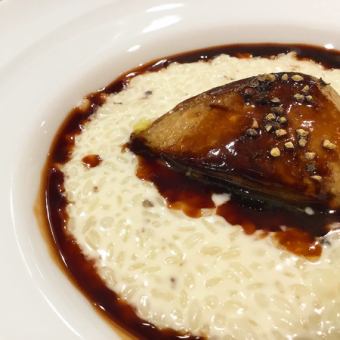 Truffle and foie gras risotto