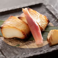 Saikyo-yaki of silver cod