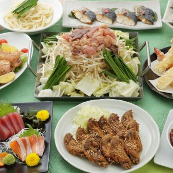 2H飲み放題付【贅沢コース】人気No.1！お造りや牛豚ミックス鉄板など◎〈全10品〉5000円(税込)