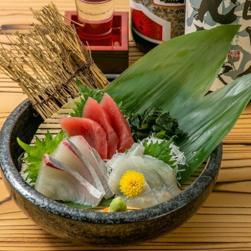 刺身三種盛り合わせ