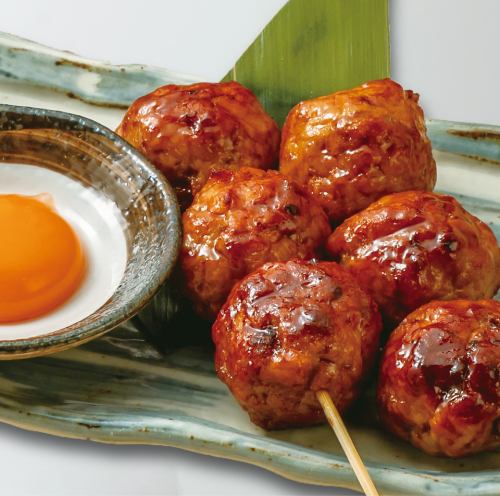 軟骨入り大きなつくね ～月見付き～