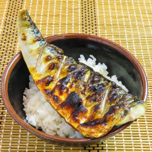 焼き鯖めし