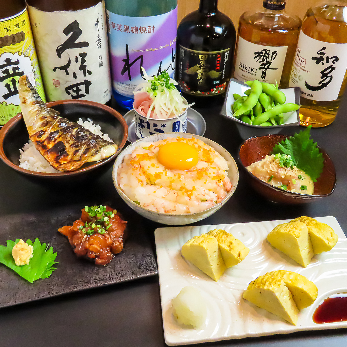 コース不要！旨い魚には旨い酒！単品飲み放題1,680円（税込）