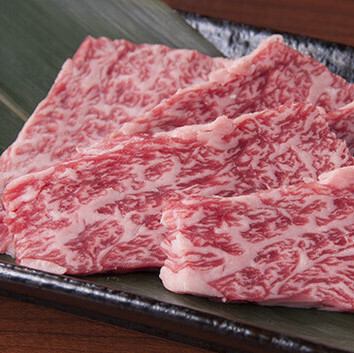 Specially selected Japanese black beef ribs