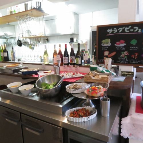 【愉しくお食事を！】ワンプレートビュッフェ形式のランチコース　1950円～