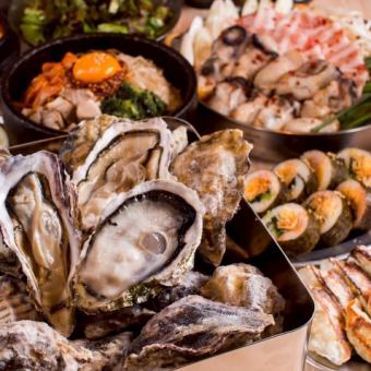 Until November 30th [All-you-can-eat and drink] ● A must-see for oyster lovers!! ● All-you-can-eat and drink with 40 dishes including cancan grill ★ 3980 → 3500 yen