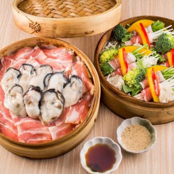【自助餐】●仅限周日至周四● 80种菜品无限量自助，包括蚝仔蒸五花肉★3500日元 → 2500日元