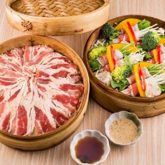 【食べ飲み放題】●日～木限定●牛バラ蒸しサムギョプサル含む80品★3500→2500円