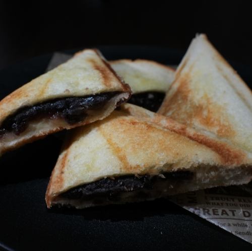 【ホットサンド】あんこ＆クリームチーズ