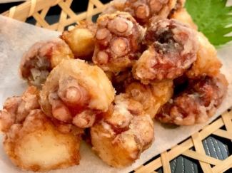 Deep fried octopus [Takokara]