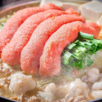 国産和牛の明太子もつ鍋