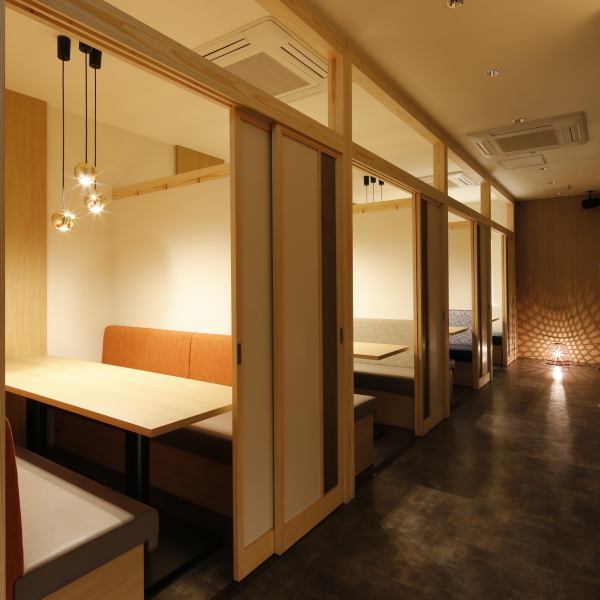 ■Early reservations are recommended for private rooms for small groups!Birthday month specials are also very popular! Please use it for drinking with friends you can't put your mind at ease, or for a quick drink on the way home from work.Special price: Course with all-you-can-drink starts from 3,500 yen!