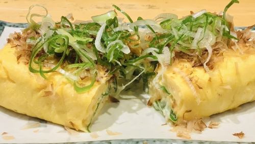 ネギ入り出汁巻き