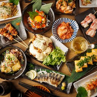 【無制限飲み放題付】当店人気の逸品が大集合でコスパ最高「『満腹コース』 全8品5000円⇒4000円