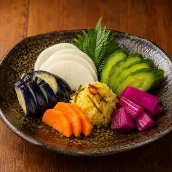 お新香盛り合わせ