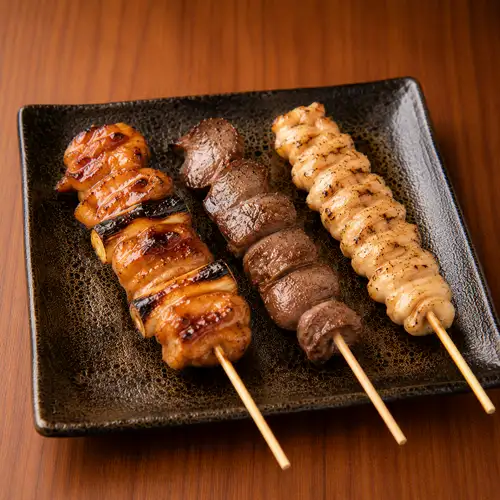 串焼き盛り合わせ(3本)