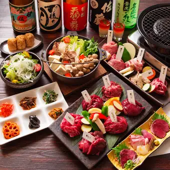 ☆焼肉コース松☆7,000円(お料理全8品+2時間飲み放題付き)