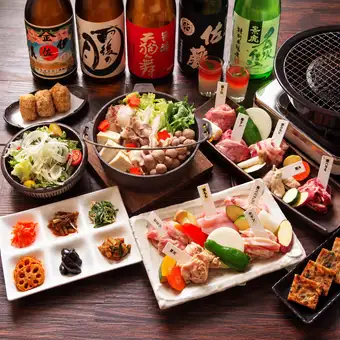 ☆Yakiniku Course Ume☆ 5000 yen (8 dishes + 2 hours all-you-can-drink)