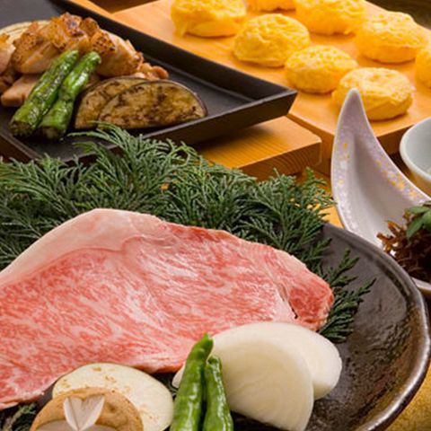 Delicious meat such as Awaji beef, Awaji boar pork, Awaji chicken! Course starts from 3300 yen