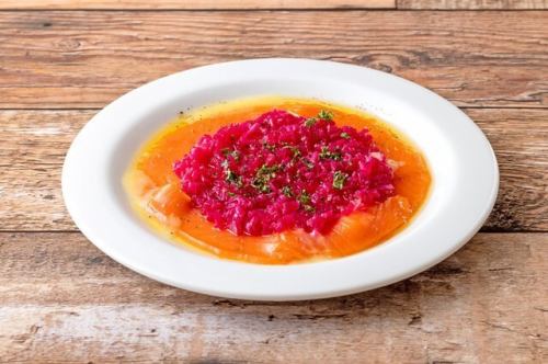 Smoked Salmon Carpaccio