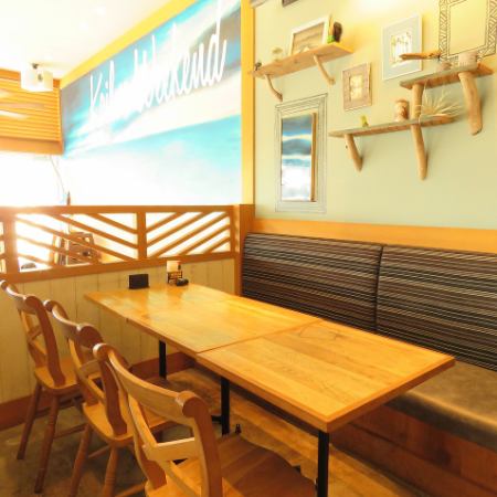 仲間同士の飲み会に◎6名様用テーブル席もございます♪