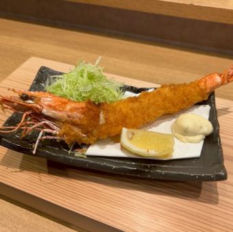 24センチ以上確定！有頭海老！有頭海老フライ