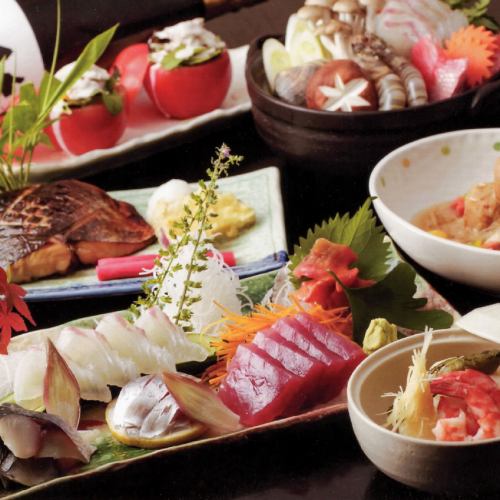 Along with sake and Shizuoka-produced ingredients ... Enjoy "seafood cuisine"