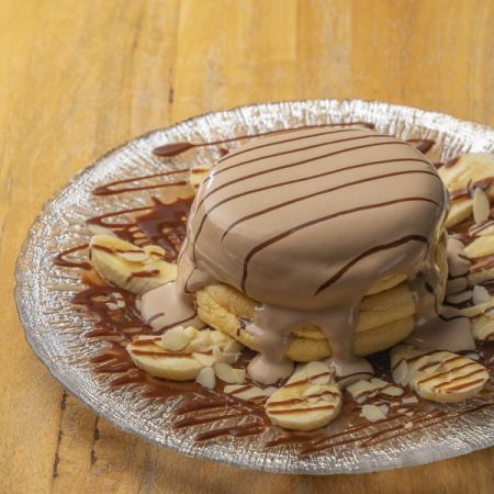 Chocolate banana pancake
