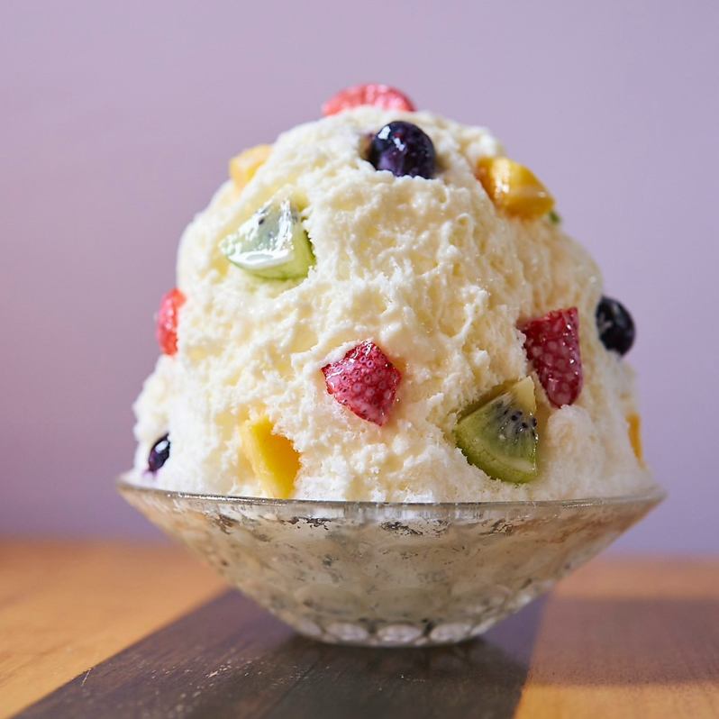 Shaved ice that you can enjoy all year round♪ Homemade syrup and fluffy ice are exquisite!