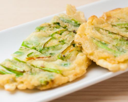 青唐辛子のチヂミ