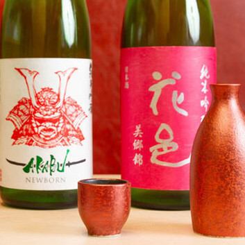 Get drunk with a wide selection of fine sake