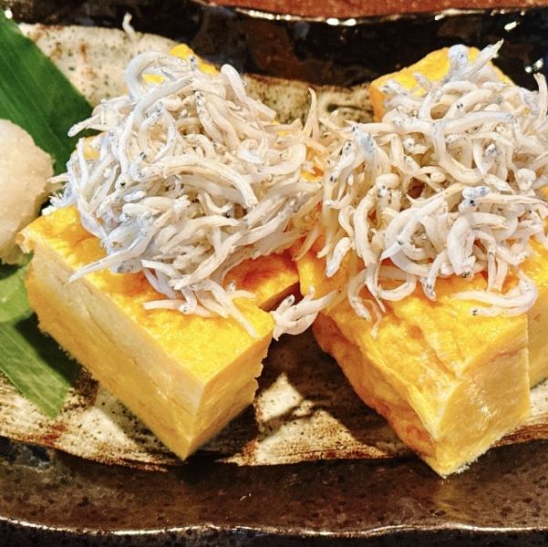 茨城県より、玉木のだし巻き玉子しらす