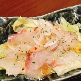 真鯛のカルパッチョ