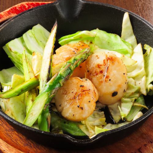 北海道 ホタテ貝柱ソテー