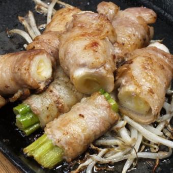 ねぎねぎ肉巻き/やみつき焼きピーマン　各