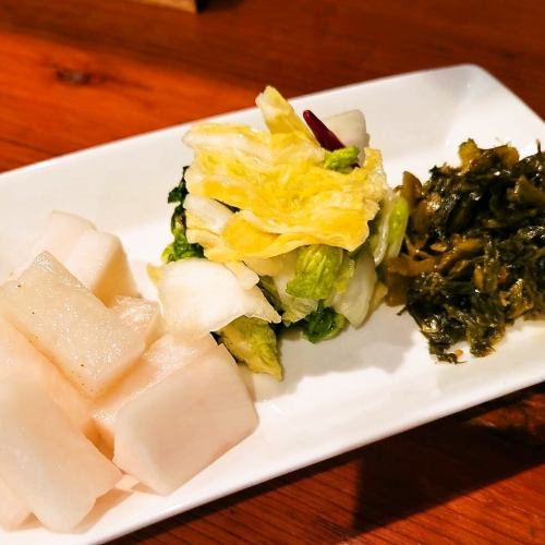 漬物盛り合わせ