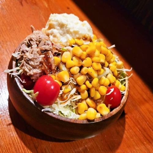 ミニ豆腐サラダ/ミニミックスサラダ/ミニ塩こぶサラダ