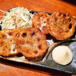 れんこんはさみ揚げ