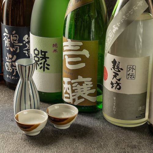 There are also many types of local sake!