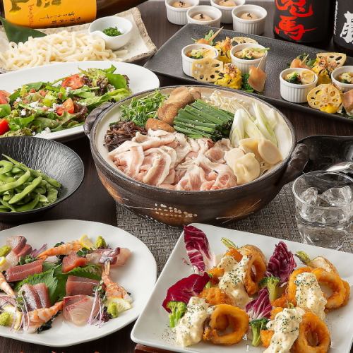 飲み放題付きコース料理は3500円~◎