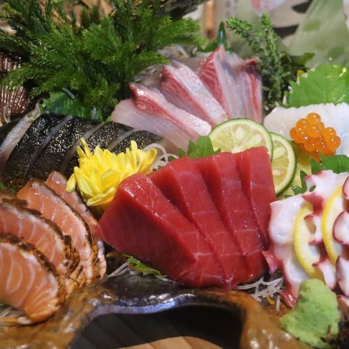 Assorted large catch sashimi (6 types)