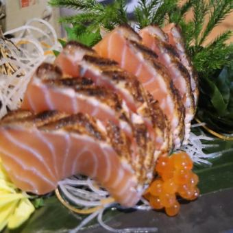Grilled Toro Salmon Sashimi