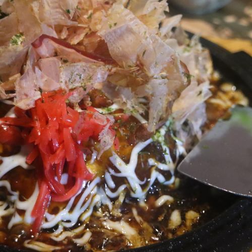 Street food okonomiyaki