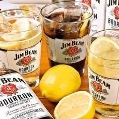 【2時間制・単品飲み放題】ジムビーム3種類が飲み放題！