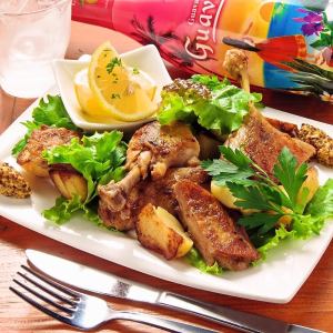 Chicken and duck platter