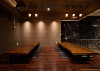 個室は６名様～１２名様まで収容可能。