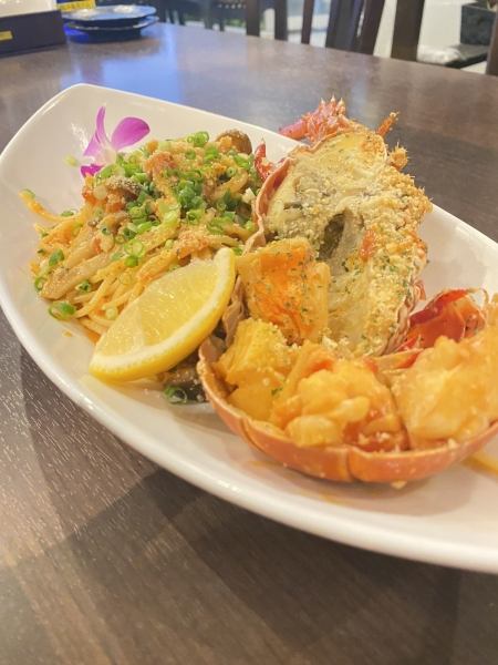 ≪ロブスターとキノコのトマトクリームパスタ≫パスタの量が1.5倍の150g