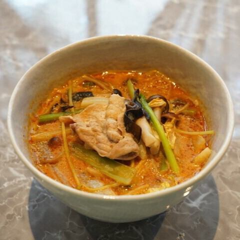 豆乳麻辣湯スープ春雨