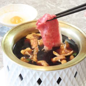 오미 쇠고기 때이 스키야키 세트